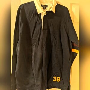 Daniel Crimeaux Sports shirt L in Navy Blue